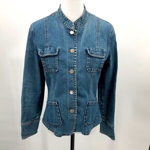 Banana Republic Factory Store Button Down Denim Jacket Size S